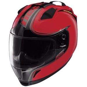  Icon Domain Perimeter Helmet   Large/Red Automotive