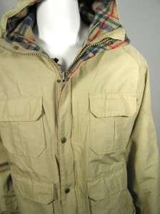   80s Lands End Mountain Parka Jacket Coat Made in USA M MEDIUM  