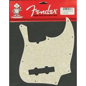  Fender Standard Jazz Bass Pickguard 10 Hole White Pearl 