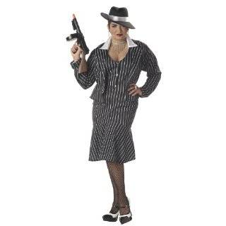    California Costumes Womens Gangster Lady Costume: Clothing