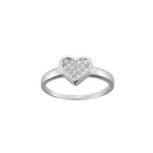 Diamond Ring   1/4 (0.21 0.27) Carat Heart Shape Diamond 