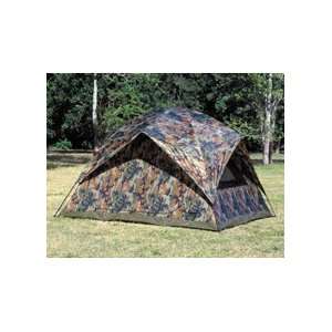 Camouflage Square Dome Tent   Camo (Size 9x9 / Sleeps 5 / Center 