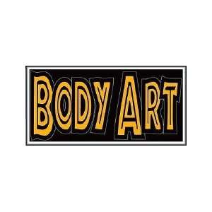 Body Art Backlit Sign 15 x 30