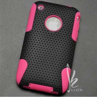   3GS Phone Case Cover Silicone Skin Protector Super Sport 2 in 1  