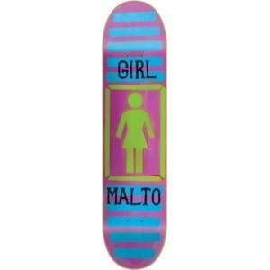  Girl Sean Malto BA Stencil OG Skateboard Deck   8.12 x 31 