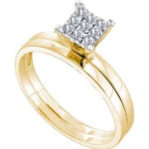   12cttw Diamond Bridal Set ( Size 7 H I Color, I1 I2 Clarity) Jewelry