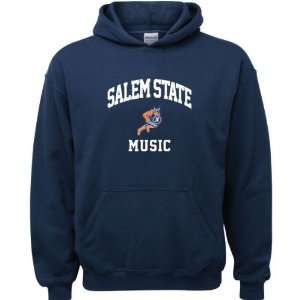  Salem State Vikings Navy Youth Music Arch Hooded 