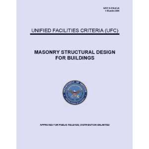  MASONRY STRUCTURAL DESIGN FOR BUILDINGS UFC 3 310 05A (1 