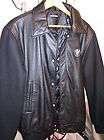 BMW Lifestyle Leather and Wool Varsity Jacket   Mens Size M Medium 
