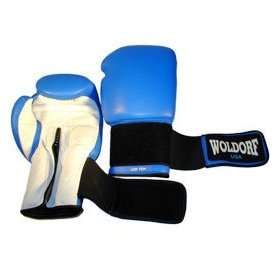  Boxing Gloves in Leather Blue 10oz
