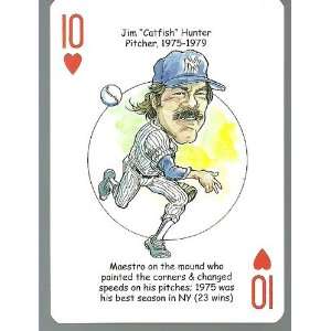  JIM Catfish Hunter   Oddball NEW York Yankees Playing Card 