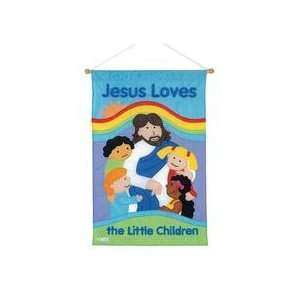 Jesus Loves the Little Children Banner
