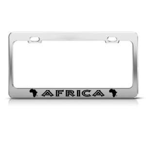  African Pride Africa Country Metal license plate frame Tag 
