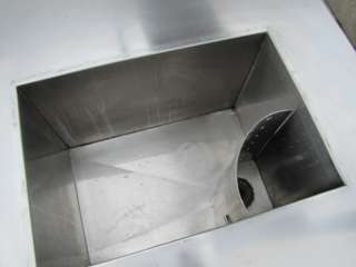 Stainless Steel Food Service Prep Tables With Strainer Sink  