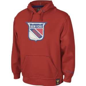 New York Rangers  Red  Vintage Logo Triumph Hooded Sweatshirt (Sz XL)