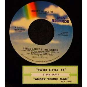  Sweet Little 66 / Angry Young Man Steve Earle Music