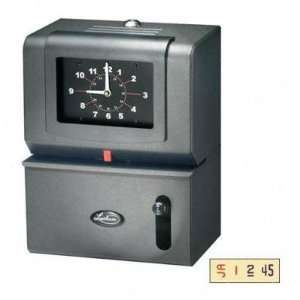 Manual Time Clock, Month/Date/Hours/Minute, Charcoal   Date;Hours 