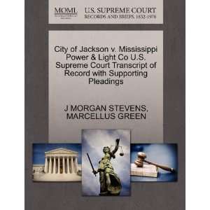 City of Jackson v. Mississippi Power & Light Co U.S 