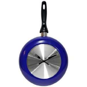  Blue Frying Time 10 1/2 Wall Clock