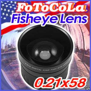 58mm 58 mm 0.21X wide fisheye lens for Canon Nikon DSLR  