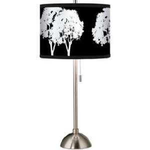  Stacy Garcia Forest Black Brushed Steel Table Lamp: Home 