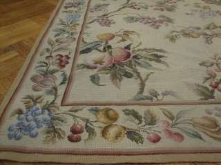 VICTORIAN STYLE DECOR 6X9 NEEDLEPOINT DOUBLE KNOT RUG  
