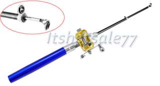   Mini Pocket Aluminum Alloy Fishing Fish Pen Rod Pole Gift Kit  
