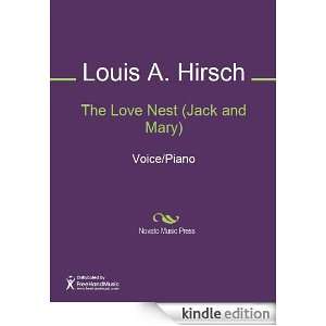 The Love Nest (Jack and Mary) Sheet Music Louis A. Hirsch  