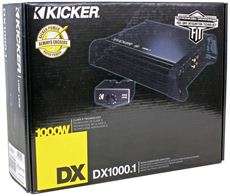 Kicker 11DX10001 1000 Watt Mono Car Audio Class “D” Sub Amplifier 