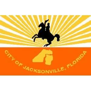  Jacksonville   2 x 3 Nylon Flag Patio, Lawn & Garden