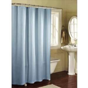    Solid BLUE Microfiber Shower Curtain or Liner: Home & Kitchen
