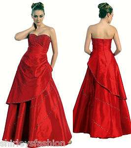 Long Strapless Formal Evening Prom Dress Gown plus sizes available XS 