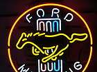 FORD MUSTANG AMERICAN AUTO BEER BAR PUB NEON LIGHT SIGN ME274