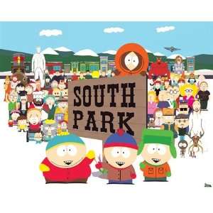 South Park Cast Shot Cartman TV Cartoon Poster 16 x 20 inches  