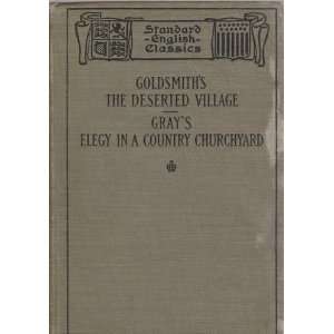   and the Deserted Village, Grays Elegy Oliver Goldsmith Books