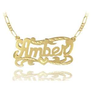 Personalized Name Necklaces (Pick Any Name)   24k Gold Over Sterling 