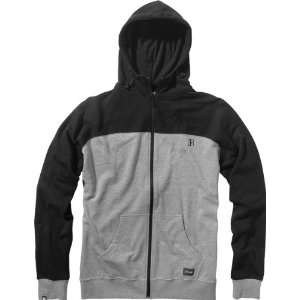   Zip Hoody Sweater Large Black Grey Skate Hoody: Sports & Outdoors