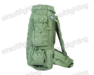 Airsoft Molle Extended Full Gear Dual Rifle Combo Backpack Olive Drab 
