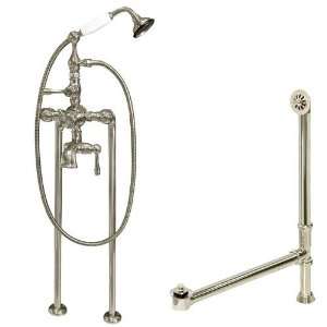  37 1/2 Thermostatic Tub Faucet, Supplies (No Valves), and 