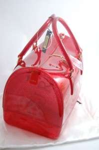 NWTFurla Candy Bauletto Handbag RED GLITTER   complete  