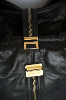 REBECCA MINKOFF Black *DARLING* Zipper Hobo Handbag Bag  
