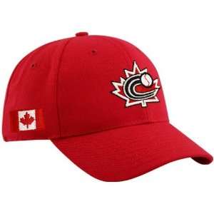   Canada 2009 World Baseball Classic Red Team Adjustable Hat: Sports
