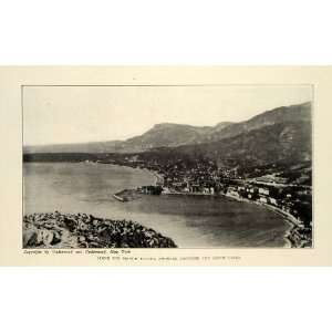  1909 Print French Riviera Mentone Monte Carlo France 