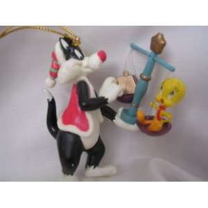 Tweety & Sylvester Christmas Ornament 3 Collectible