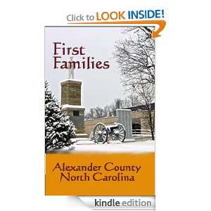 First Families of Alexander County, North Carolina John Rigdon 
