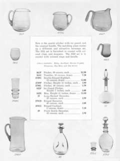 1942 Blenko Glass Catalog Price List & Colors  