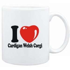 Mug White  I LOVE Cardigan Welsh Corgi  Dogs  Sports 
