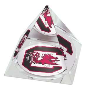   Carolina University Mascot High Quality Crystal Pyramid Sports