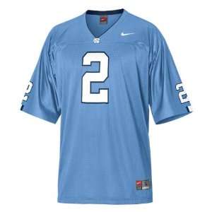  North Carolina Tar Heels Football Jersey Nike Light Blue 