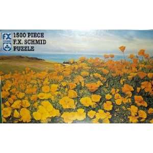    Field of Buttercups 1,500 Pc F.X. Schmid Puzzle Toys & Games